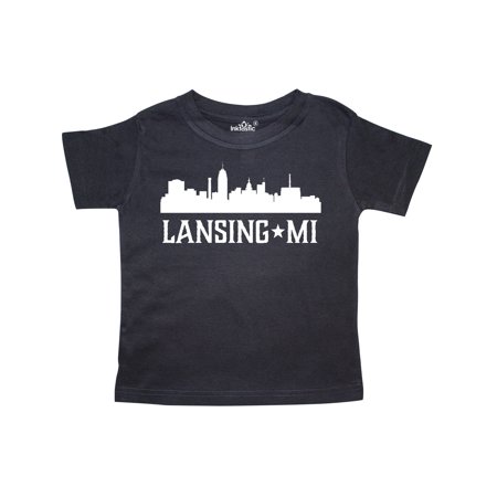 

Inktastic Lansing Michigan Skyline MI Cities Gift Toddler Boy or Toddler Girl T-Shirt