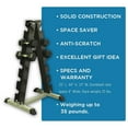 thumbnail image 5 of Maximize Floor Space with Our A-Frame Dumbbell Rack Stand - Solid Construction, Anti-Scratch, Holds 6 Pairs, 5 of 7