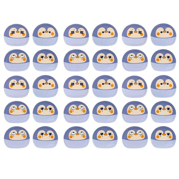 fastboy 30Pcs/Set Cute Cartoon Penguins Hot Stickers Body Warmer Paste Stick Lasting Heat Patch Children Students Self-heating Winter Paste Pads for Home School
