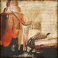 thumbnail image 2 of Wolk, Lisa 26x26 Gold Ornate Wood Framed with Double Matting Museum Art Print Titled - Vintage Martini, 2 of 4