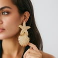 thumbnail image 4 of Luxury Alloy Starfish Shell Earrings for Women Gifts, 4 of 4