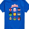 thumbnail image 3 of Spiderman - Smaf Faces Grid - Youth Boys Short Sleeve Graphic T-Shirt, 3 of 5