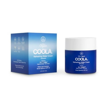 Coola Organic Refreshing Water Cream Sunscreen SPF 50 1.5 oz.