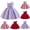 Purple, variant on ATOGUTA Kids Prom Dresses Bridesmaid Summer Wedding Pageant Dresses Princess Birthday Party Size 1-5T, Red