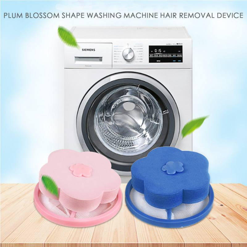 Reusable Washing Machine Floating Lint Mesh Bag Portable Washer Lint ...