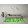 thumbnail image 3 of Ahgly Company Indoor Square Abstract Green Modern Area Rugs, 4' Square, 3 of 4