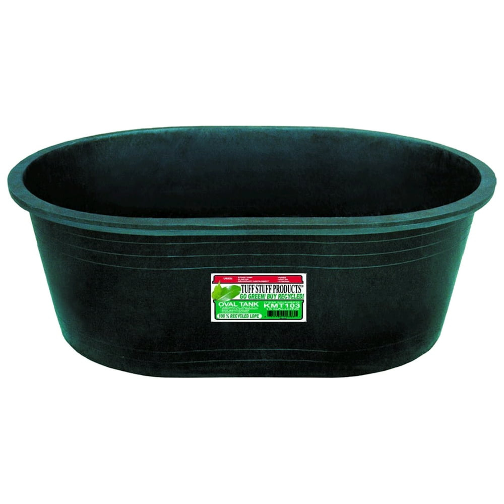 Tuff Stuff Heavy Duty 15 Gallon Oval Water, Feed, or Storage Tank Tub