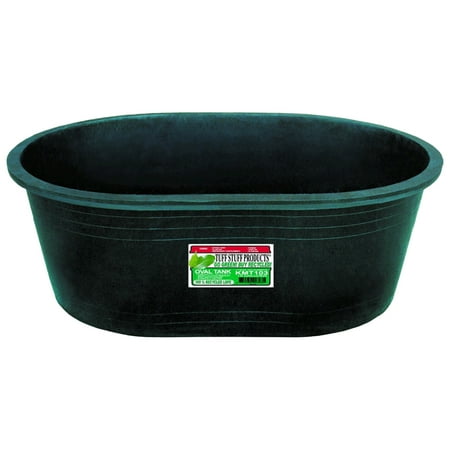 UPC: 0874480003031 | Tuff Stuff TS-KMT103 Heavy Duty 15 Gal Oval Multipurpose Water Feed Storage Tank Tub Container Made from Eco Friendly 100 Percent Recycled LDPE Black