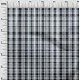 thumbnail image 2 of oneOone Georgette Viscose Fabric Check Kasuri Decor Fabric Printed BTY 42 Inch Wide, 2 of 4