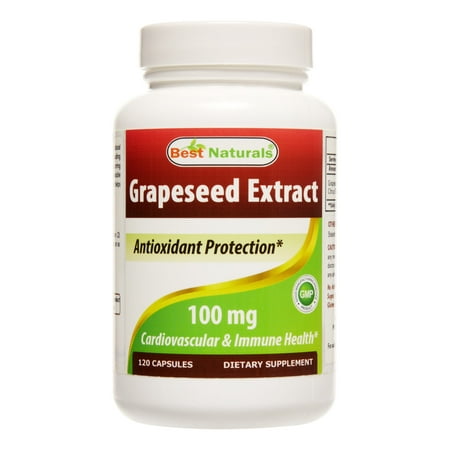 Best Naturals Grapeseed Extract 100 mg, 120 Ct (Best Natural Male Enhancement)
