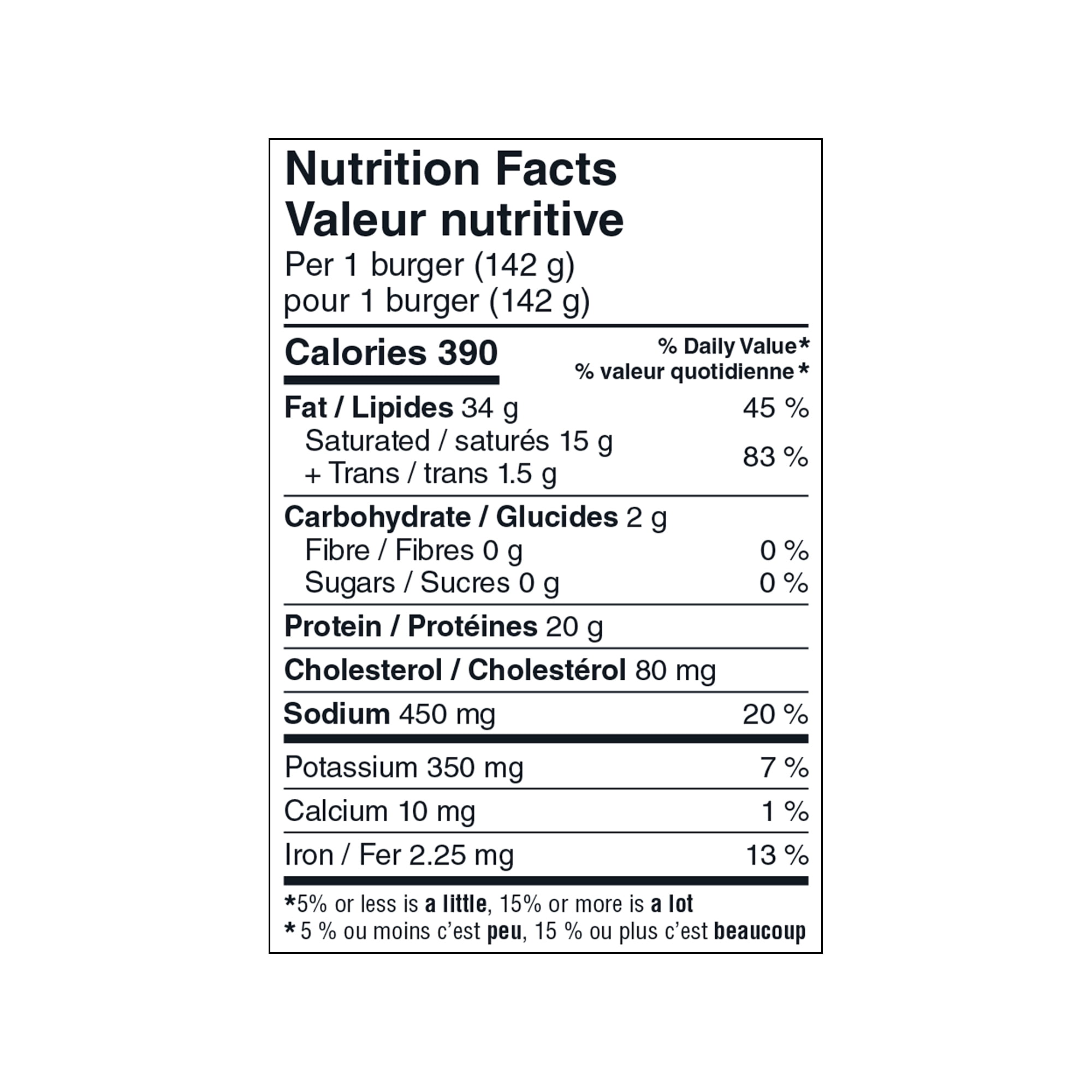 Our Finest Sirloin & Prime Rib Beef Burgers, 8 x 142 g