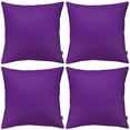 thumbnail image 1 of Thmyo Paquete de 4 fundas de almohada decorativas 100% algodón, cómodas y sólidas, fundas de almohada cuadradas, sublimación en blanco, fundas de almohada navideñas para sofá (18x18 pulgadas/45x45cm,, 1 of 4