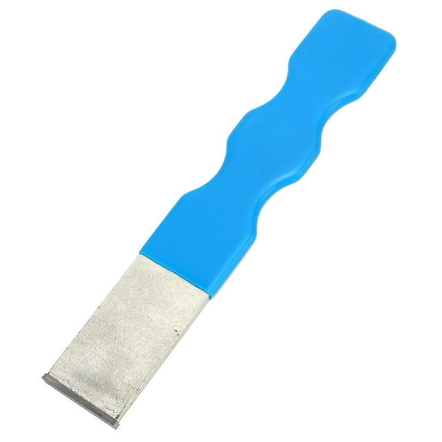 Grattoir bleu 1-1/4 po, manche ergonomique, pointe en carbure de tungstène, portable, universel, pour joints et élimination de la rouille