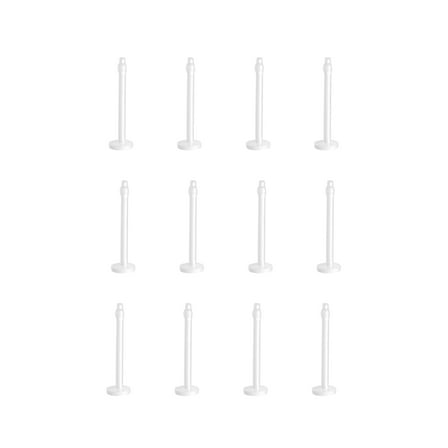 Body Jewelry Women's 22g Clear Retainer Nose 12pk