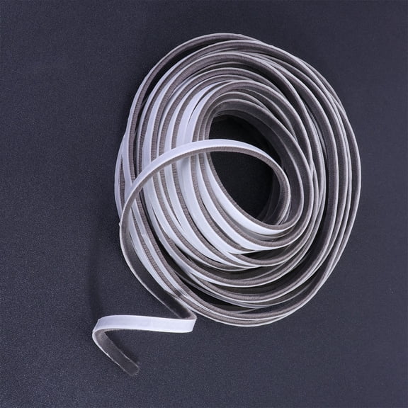 AURARMLET Grey Window Draft Stopper Roll, PP Sealing Strip for Glass Doors and Furniture