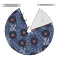 thumbnail image 2 of Lsque Sunflowers Print Christmas Tree Skirt, Tree Skirt with Ties or Velcro, Perfect for Holiday Decorations, Halloween, and New Year-30", 2 of 7