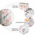 thumbnail image 5 of Sputtering Effect Shower Curtain Set ，Waterproof Fabric Shower Curtains Pink Orange Marble Watercolor Texture Shower Curtains for Bathroom,Bathroom Decor 72"x72", 5 of 6