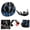 Black Blue, variant on Xirurus Premium Adult Bike Helmet High-Density PC EPS Detachable Liner Adjustable Strap Cycling Helmet for Sports Safety, Road and Mountain Biking, Lightweight 6.8 oz, Black Yellow Tone, Size L