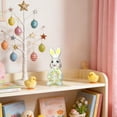 thumbnail image 4 of JVBTVB Pastel Easter Bunny Decorations, Colorful Foam Bunny with Flowers for Easter Table Centerpiece, Home Office Spring Decor, Easter Party Favors, Gifts for Kids & Adults, 4 of 8
