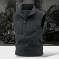 thumbnail image 2 of purcolt Men's Lightweight Mesh Lined Softshell Sleeveless Golf Vest Lightweight Breathable Work Photo Cargo Vest with Zipper Pockets for Travel Hiking Fishing, 2 of 9