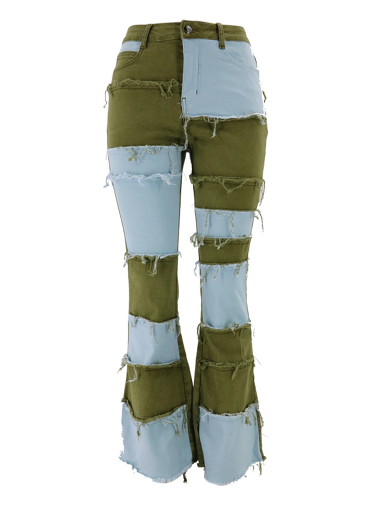 womens flare cargo pants