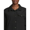 Time and Tru Women's Snap Front Shacket, Sizes XS3X