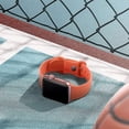 thumbnail image 5 of Silicone Strap (Coral Pink, Large) Compatible with Apple Watch Band 44mm 42mm 45mm 49mm, Replacement Strap for Apple Watch Ultra/iWatch SE Series 8 7 6 5 4 3 2 1, 5 of 5