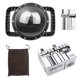 thumbnail image 4 of Carcasa impermeable para lente de subacuática, negra, más de sujetar, accesorio de buceo, disparar sobre fotografía/vídeos subacuáticos 45M pa shamjiam Cubierta de domo de buceo, 4 of 9