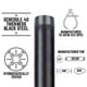 thumbnail image 2 of Boquilla de tubo de hierro negra STZ Industries de 2,5 pulgadas x 20 cm, 2 of 3