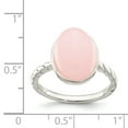 thumbnail image 2 of 925 Sterling Silver Rose Quartz Ring Size 7, 2 of 5