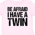 thumbnail image 4 of Inktastic Be Afraid I Have a Twin Boys or Girls Toddler T-Shirt, 4 of 5