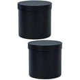 thumbnail image 3 of 2pcs Paper Flower Arrangement Packaging Box: Cylindrical Paperboard Flower Gift Boxes Florist Bouquet Packaging Box for Home Wedding Birthday Gift Decoration, 3 of 8