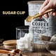 thumbnail image 2 of 2Pack Vintage Rose Handle Sugar Tongs, Stainless Steel Ice Cube Clips, Gold & Silver Food Tongs for Tea, Coffee, Desserts, Appetizers, 2 of 5