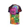 thumbnail image 6 of Barney And Friends T-Shirt for Boys Girls Youth, 3D Printed Graphic T-Shirts Short Sleeve Summer Casual Tee Shirts for Kids, 6 of 8