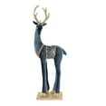 thumbnail image 4 of Blue & Gold Deer Christmas Decoration, 4 of 6