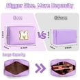 thumbnail image 2 of TOPEAST Makeup Bag for Women Teen Girls - Birthday Gifts for 7 8 9 10 11 12 Year Old Girls, Cosmetic Bag Initial Toiletry Pouch (White A), 2 of 7