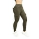 thumbnail image 1 of Gibobby Leggings de yoga para mujer Mujeres Yoga Básico Cintura Ancha Mono Sólido Pantalones Pantalones Activos Deportes Múltiples Bolsillos Pantalo(Verde,X-CH), 1 of 5