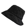thumbnail image 2 of Travelwant Winter Bucket Hat for Women Warm Fur Faux Plush Bucket Hats Fisherman Cap, 2 of 7