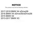 thumbnail image 2 of Transit Auto Front Rear Hub Bearings Assembly Coated Disc Brake Rotors and Ceramic Pads Kit (10Pc) for Car BMW X3 X4 KBB-123490, 2 of 2