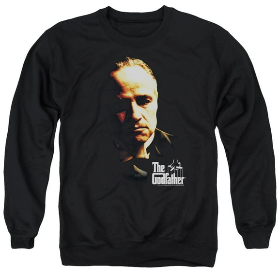 Godfather Don Vito Adult Crewneck Sweatshirt Black