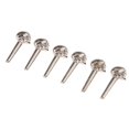 thumbnail image 4 of Puente de Guitarra Pasadores de Acero Inoxidable Sunnimix 6 Piezas Clavijas de Cuerda de Guitarrillo Plateado, 4 of 8