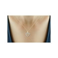 thumbnail image 3 of JewelersClub 1/5 Carat T.W. White Diamond 14K Gold Over Silver Mom Heart Pendant, 18", 3 of 3