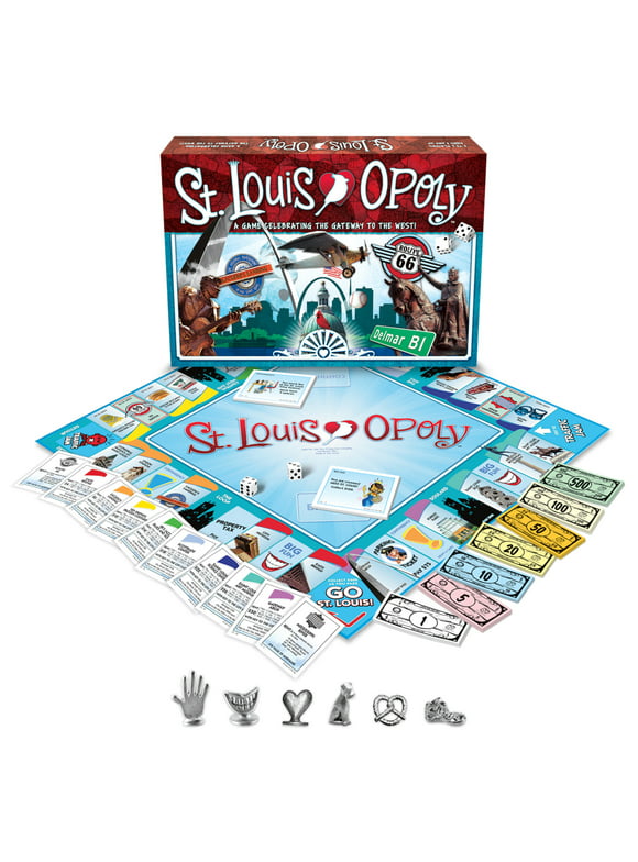 St. Louis Opoly Board Game, by Late for the Sky