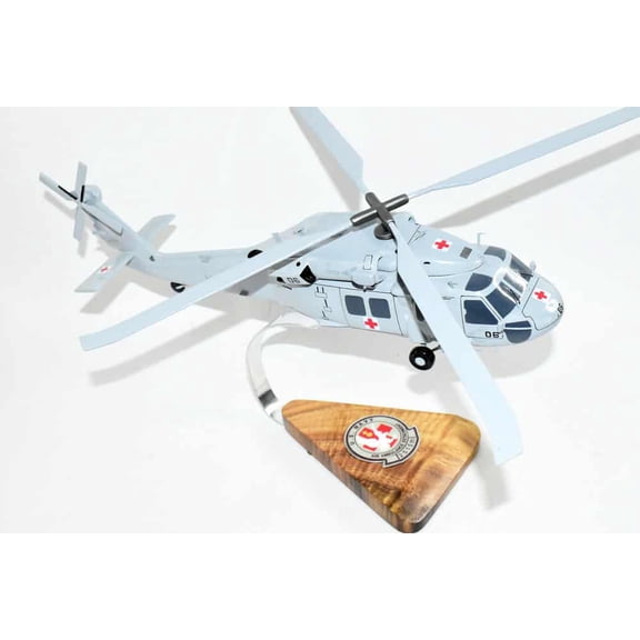 MH-60S, NAAD - Navy Air Ambulance Detachment, 16" Mahogany Scale Model