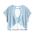 thumbnail image 2 of Teen Girls Open Back Shirts,Backless Yoga Tennis Workout T‑Shirt Tops,Girls Back‑To‑School Fashion Short Sleeve Short Oversized T‑Shirt Clothes, 2 of 3
