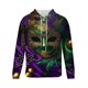 thumbnail image 5 of Sudadera con capucha para hombre, estilo casual, con cuello redondo, estampado, manga larga, blusa de poliéster, 5 of 5