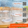 thumbnail image 4 of Stölzle Lausitz Power Stemless Red Wine Glass Set, 17.2 Oz - Set of 4 Lead-Free Crystal Glasses, Dishwasher Safe, Wide Bowls for Rich Aroma - Modern Stemless Design for Chianti & Montepulciano, 4 of 7