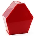 thumbnail image 3 of Pentagon Acrylic Charity Box - Ballot Box - Collection Box - Tip Container - W/Lock Red, 3 of 5