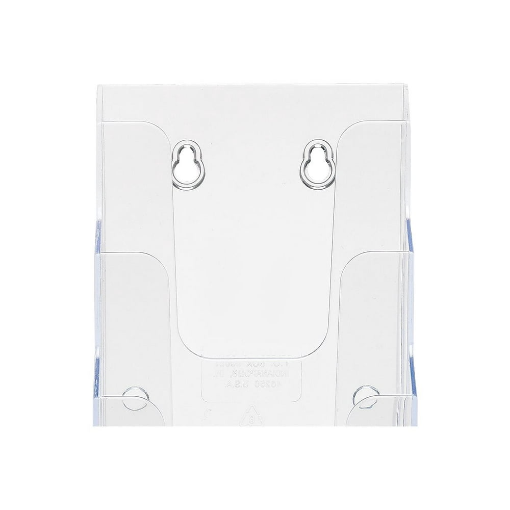 Staples Literature Holder 9" Clear Plastic (16659CC) 474429 Walmart