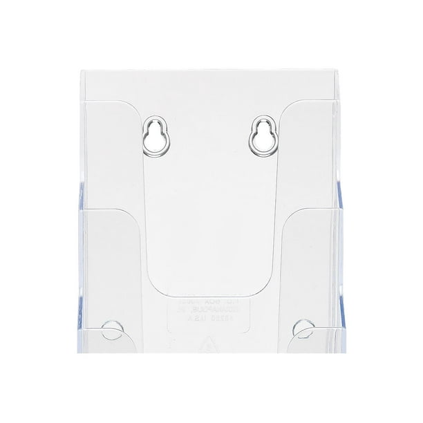 Staples Literature Holder 9" Clear Plastic (16659CC) 474429 Walmart
